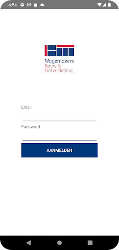 Android application Bouwbedrijf Wagemakers screenshort
