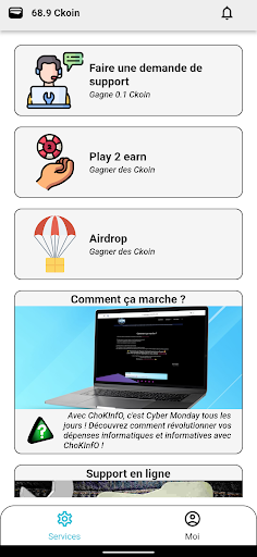 Android application CHOKINFO screenshort