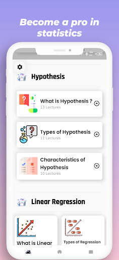 Screenshot of Learn Statistics (Pro)