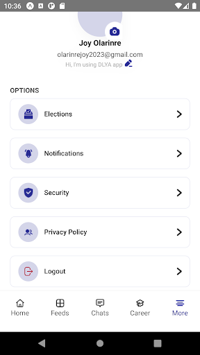 Android application DLYA USA screenshort