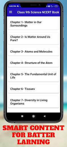 Class 9th Science NCERT Book Screen 2