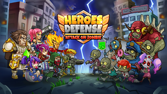 Heroes Defense: Attack on Zombie 1.0.7 APK + Mod (Unlimited money) untuk android