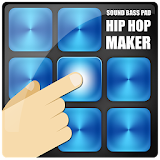 Dj hiphop maker sound bass pad icon