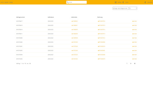 Getränke Waldhoff Kundenportal