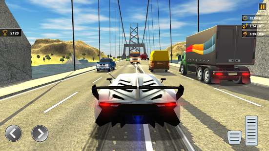 Heavy Traffic Rider Car Game Screenshot
