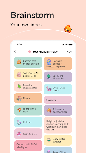 Android application Brainstorm: Creativity Trainer screenshort
