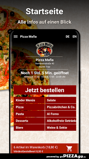 Pizza Mafia Trier Screen 2