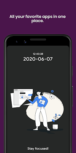 Android application Focus Launcher screenshort