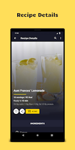Captura 3 Lemonade: Lemon Juice Recipes android