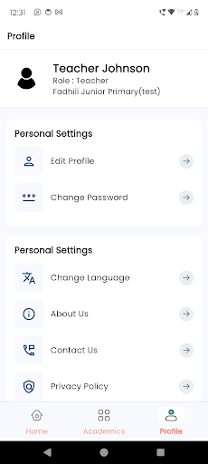 SchoolMate - Teacher  Staff