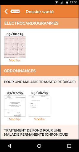 Doctisia  Carnet de santé de l’urgence Rendez-vous