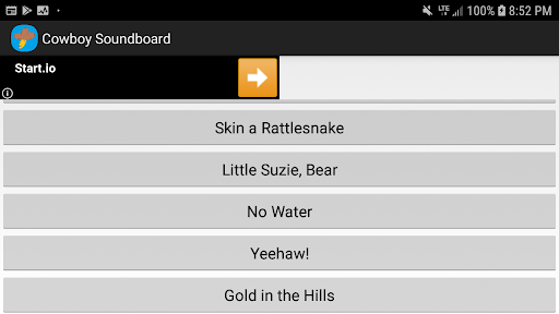 Cowboy Soundboard Screen 3