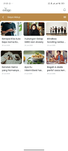 Evloga screenshot 1