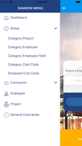 Samson Construction Management Screen 3