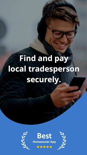 Android application Tradespeoplehub for homeowners screenshort