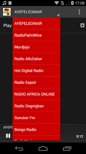 African RADIO Screen 3