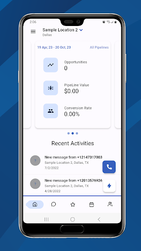 Rocket Notes: Business CRM Screen 2