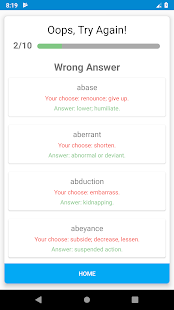 Vocabulary Builder Screenshot