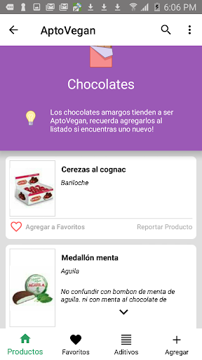 AptoVegan Screen 2