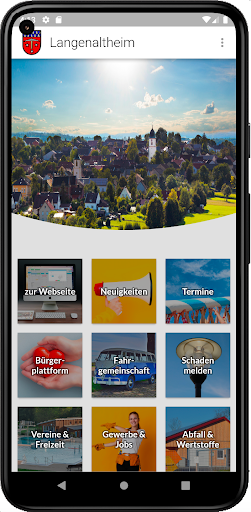 Android application Langenaltheim meine Heimat App screenshort