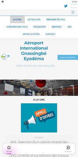 Aéroport de Lomé Togo Screen 3