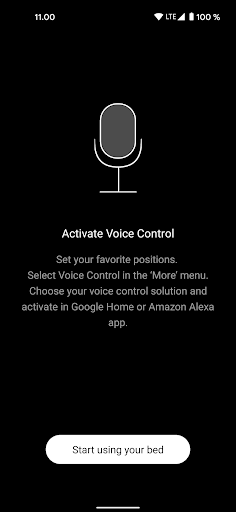 Android application Vindö with voice control screenshort