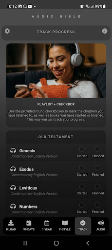 CEV Audio Bible Screen 3