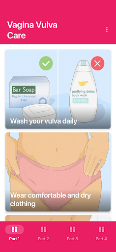 Android application Vagina Vulva Care screenshort