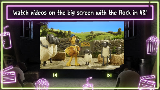 Android application Shaun the Sheep VR Movie Barn screenshort