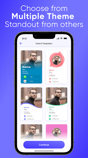 vBiz - Digital Business Card Screen 3