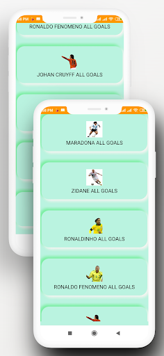 Football Players Goals Screen 2