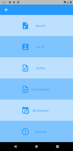 FCV PC App Screen 2