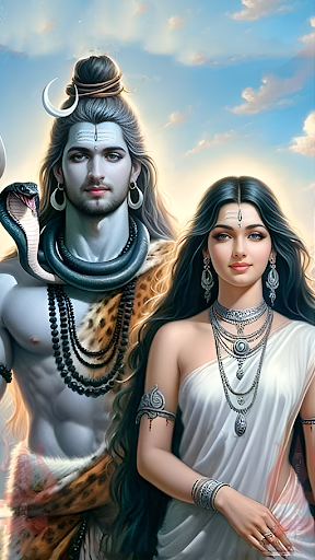 Android application Shiv Parvati 2024 Wallpaper screenshort