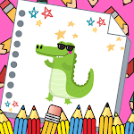 Cover Image of Tải xuống Offline Crocodile Coloring  APK