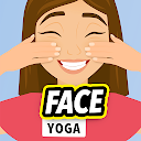 面部瑜伽练习和面部按摩 