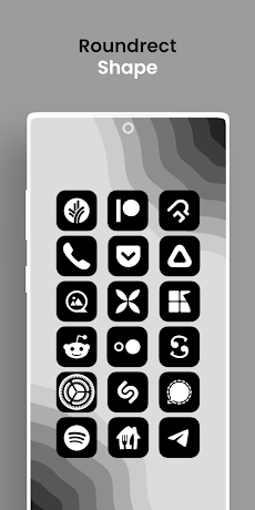iOS 16 Black - Icon Packのおすすめ画像3