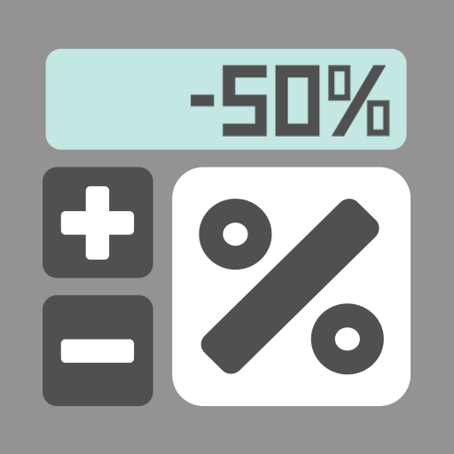 Percentage calculator discount Percentages calculator, discounts and tips 0.2 Icon