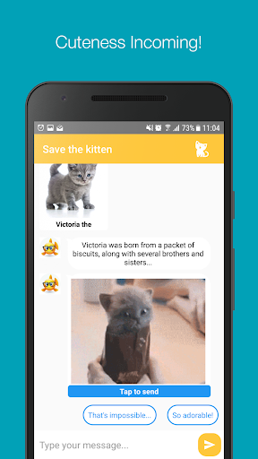 Android application Save The Kitten screenshort