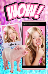 Pig Face Nose Snap Funny Photo Editor Funny Selfie