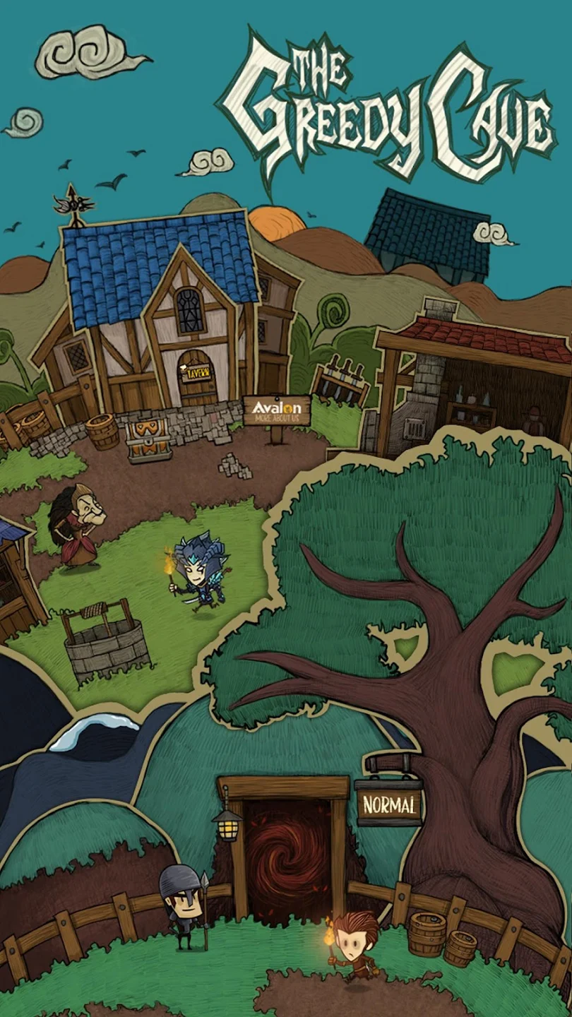 The Greedy Cave Mod Apk download fre