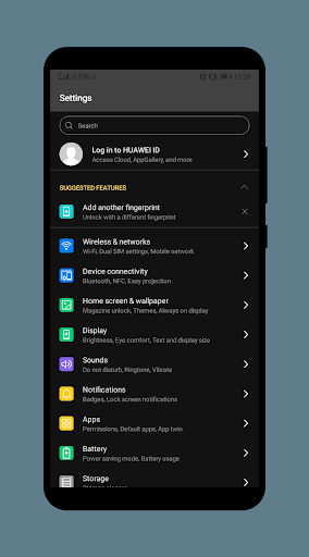 Pixelify Dark EMUI 9.1-9.0 The