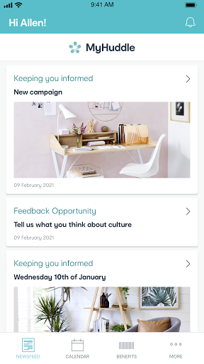 MyHuddle Screen 2