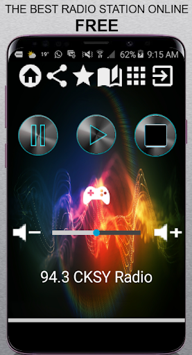 Android application 94.3 CKSY CA App Radio Listen screenshort