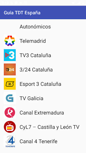 Guía TDT (TV) España Screen 2