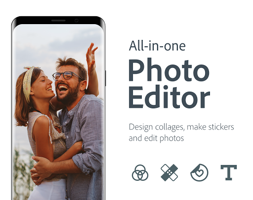 Adobe Photoshop Express：Photo Editor Collage Maker  screenshots 1