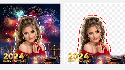 Android application New year photo frame 2024 screenshort