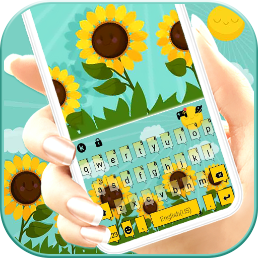 Sunflower Field Keyboard Theme logo