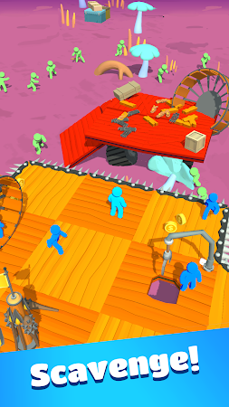 Game screenshot Zombie Raft apk download