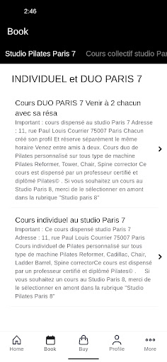 KEANA COURS DE PILATES Screenshot 2 - AppWisp.com