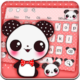 Lovely Panda Bow Theme Keyboard icon